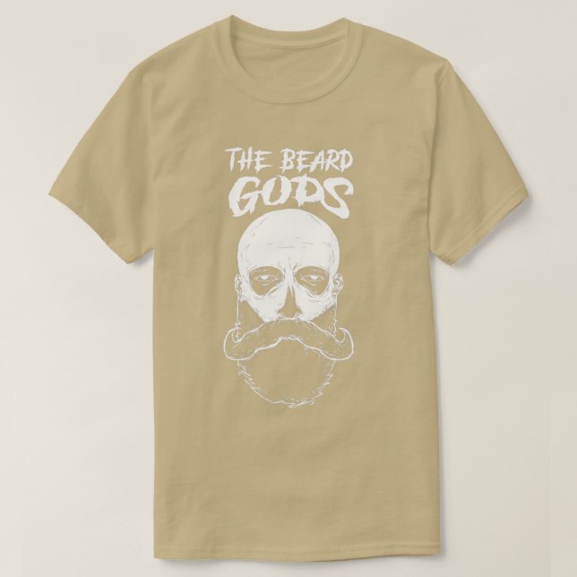 The Beard Gods Beard Lovers Dont Shave Funny Beard T-Shirt (Design Front)