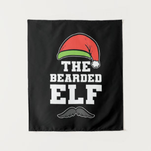 The Bearded Elf Christmas Tapestry