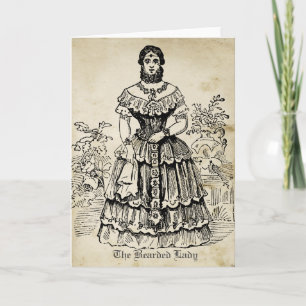 The Bearded Lady Card