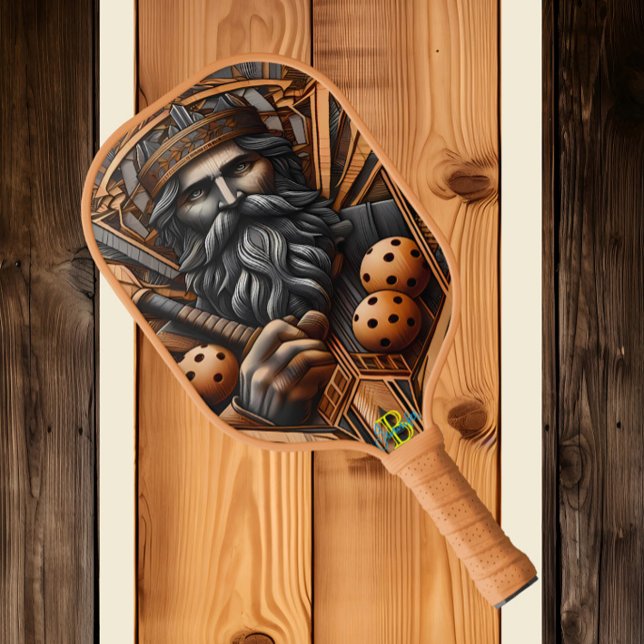The Bearded Man and Pickleball Paddle Masterpiece (Creator Uploaded)