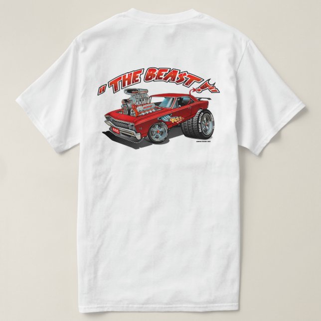 The Beast 1967 Chevell T-Shirt (Design Back)