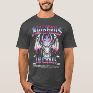 The Beast Awakens in Chaos – Dragon Streetwear T-Shirt
