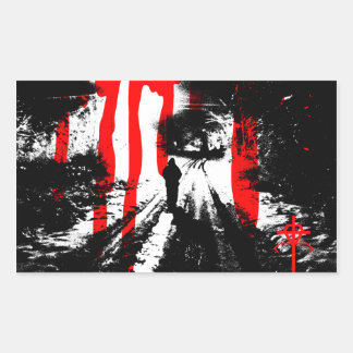 The Beast Inside Rectangular Sticker