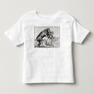 The Beast of Gevaudan Attacking a Young Girl Toddler T-Shirt