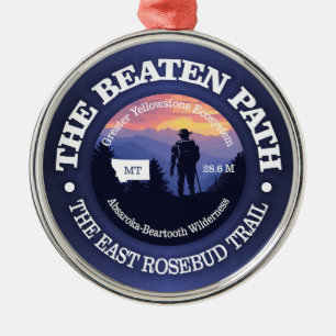 The Beaten Path (rd2) Metal Tree Decoration