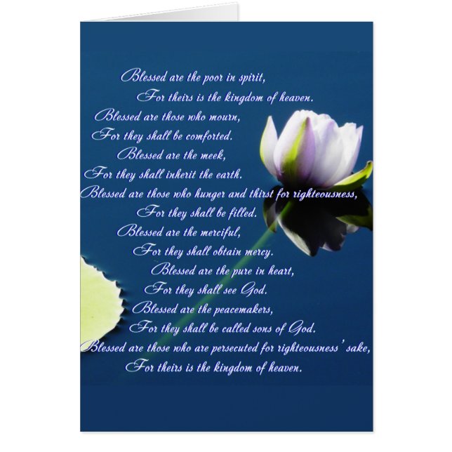 The Beatitudes (Front)