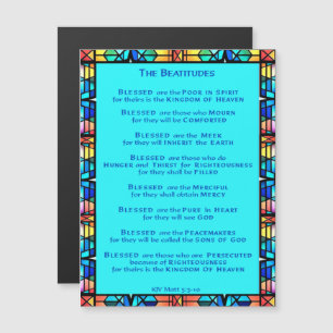 The Beatitudes from Jesus' Sermon on the Mount