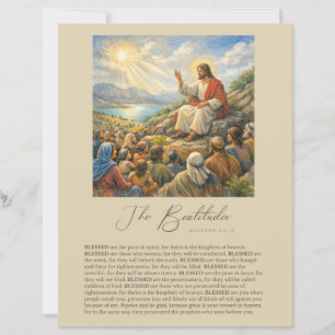 The Beatitudes Matthew 5:3–12 Sermon on the Mount