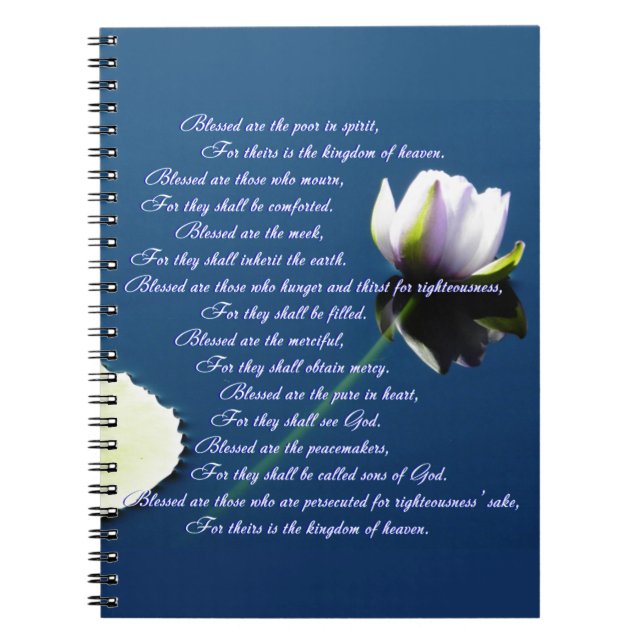 The Beatitudes Notebook (Front)
