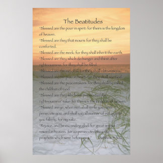 The Beatitudes Poster (vertical)