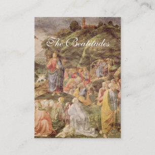The Beatitudes - Prayer Card (Flat)