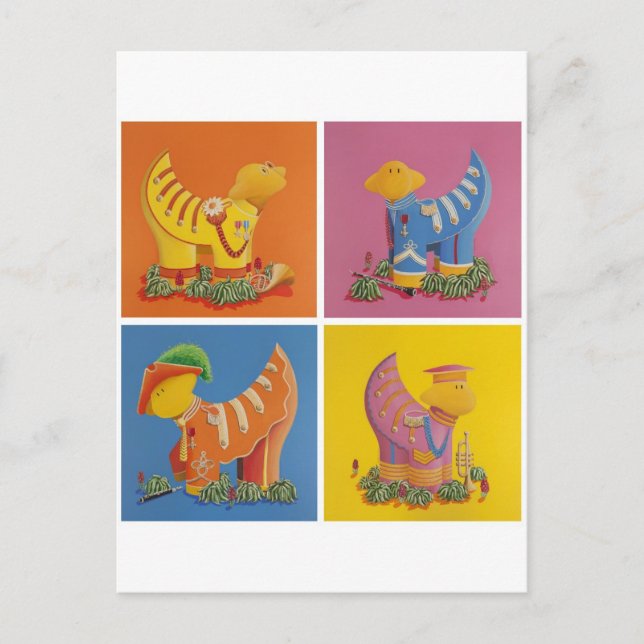 The Beatles Sgt Pepper Postcard (Front)