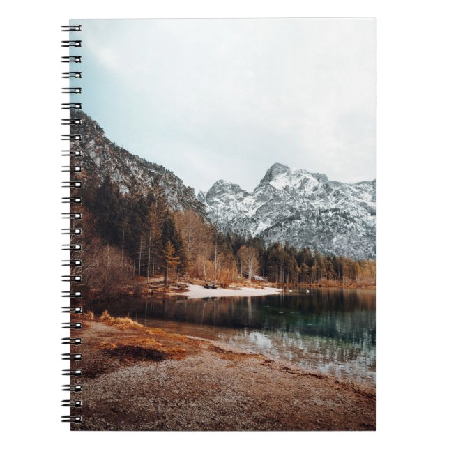 THE BEAUTIFUL ALMSEE IN UPPER AUSTRIA  NOTEBOOK (Front)