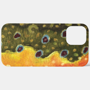 The Beautiful Book Trout, Brookie Fly Fishing iPhone 12 Pro Max Case