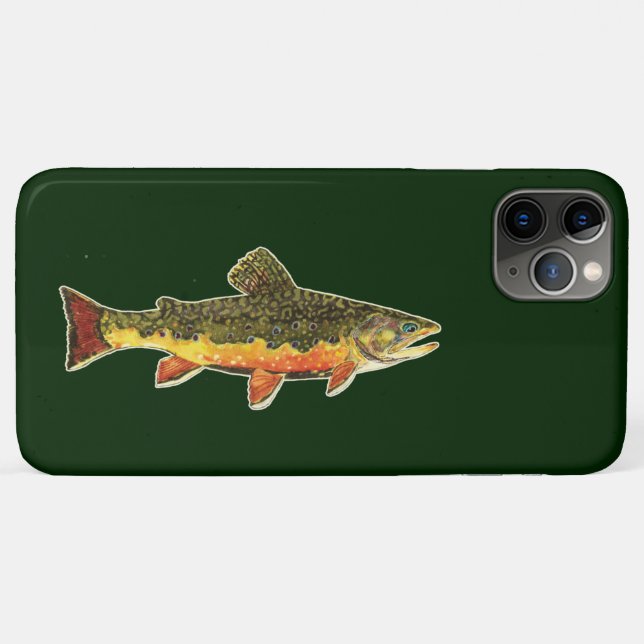 The Beautiful Brook Trout Fisherman's Case-Mate iPhone Case (Back (Horizontal))