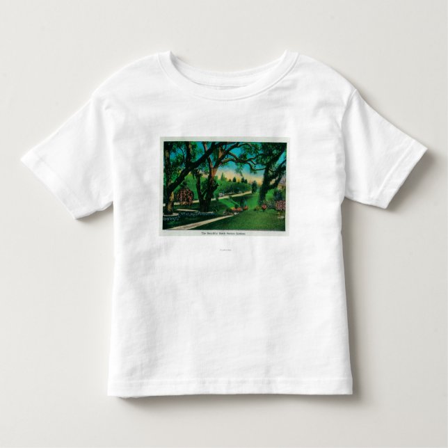 The Beautiful Busch Sunken GardensPasadena, CA Toddler T-Shirt (Front)