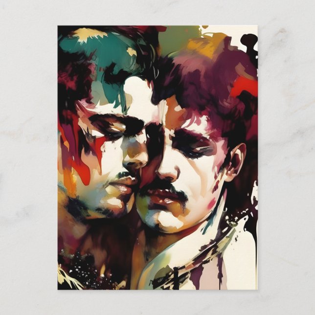 The Beautiful Gay Lovers Postcard (Front)