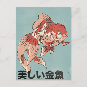 The Beautiful Goldfish Postcard