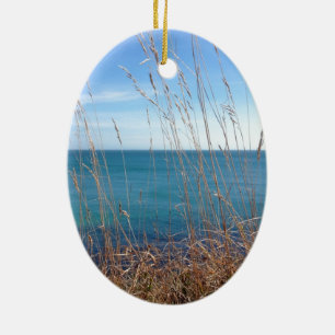 The beautiful Grass and Sea Ceramic Tree Decoration