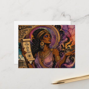 The Beautiful Greek Goddess Cassandra Postcard