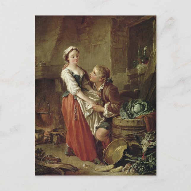 The Beautiful Kitchen Maid Postcard (Front)