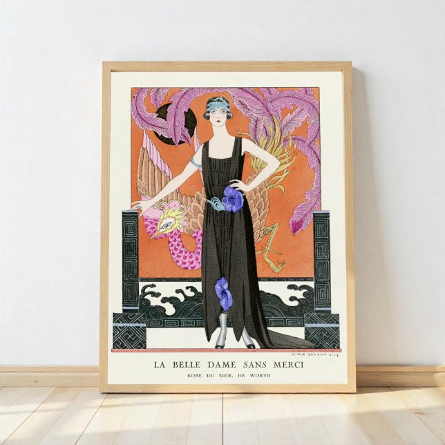 The Beautiful Lady without Mercy by George Barbier Poster (Creator Uploaded)