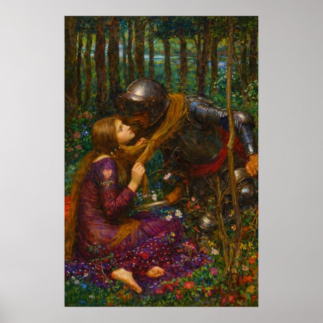 The Beautiful Lady Without Pity by Waterhouse Poster (Front)