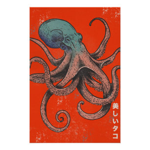 The Beautiful Octopus Poster