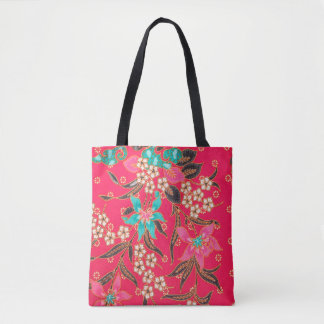 The beautiful of art Malaysian and Indonesian Bati Tote Bag