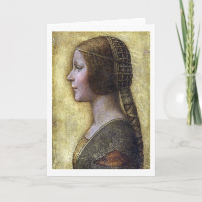 The Beautiful Princess, Leonardo da Vinci Card (Front)