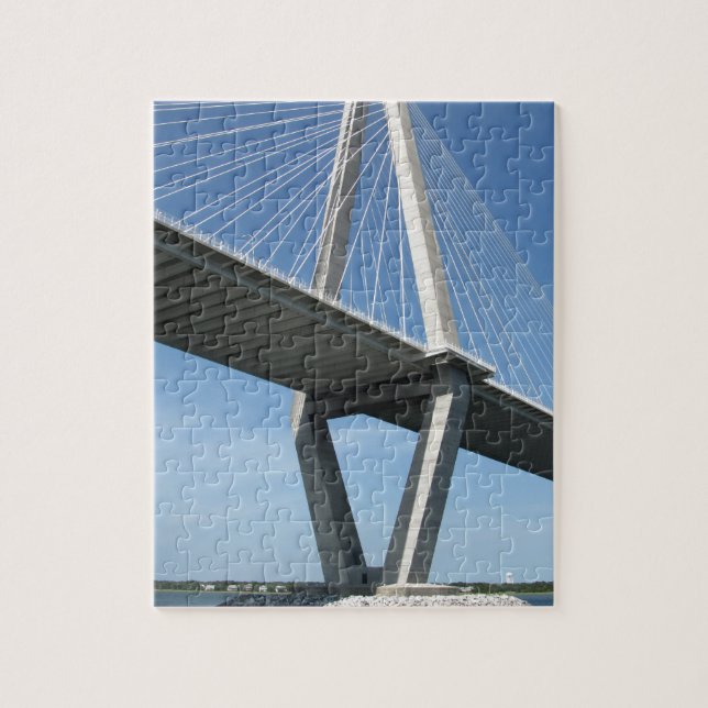 The Beautiful  Ravenel Bridge Jigsaw Puzzle (Vertical)