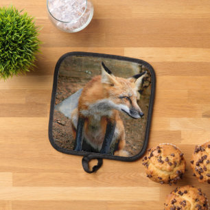 The Beautiful Red Fox Pot Holder