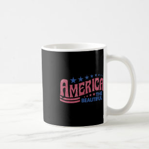 The Beautiful Retro Vintage American 4th Of July Coffee Mug