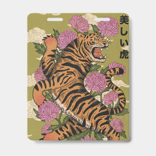 The Beautiful tiger ID Badge