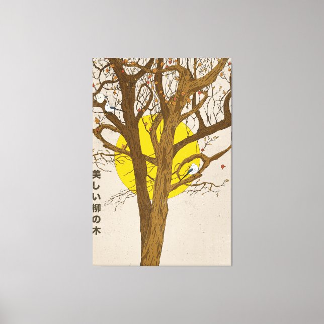 The Beautiful Willow Tree Canvas Print (Front)