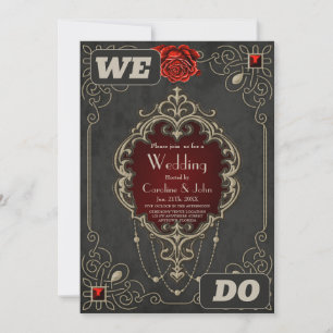 The beauty and richness of love invitation