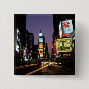 The beauty colour and energy of famous Times 15 Cm Square Badge