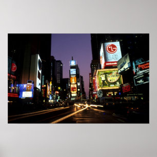 The beauty colour and energy of famous Times Poster