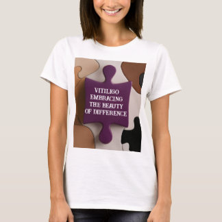 The Beauty is in the Pieces: Vitiligo Awareness T-Shirt