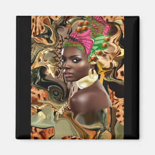 The Beauty Of An African Jungle Flower Magnet