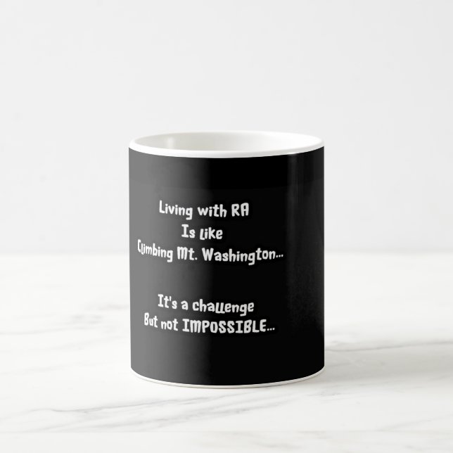 The Beauty of Challenge Coffee Mug (Center)