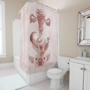 The Beauty of Childbirth Shower Curtain