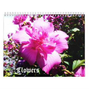 THE BEAUTY OF FLOWERS calendar