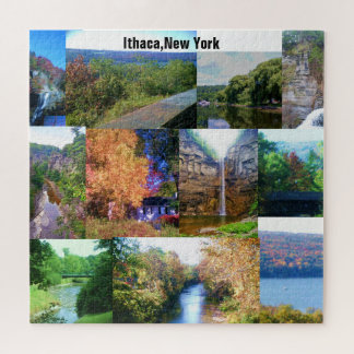 THE BEAUTY OF ITHACA, NEW YORK   JIGSAW PUZZLE