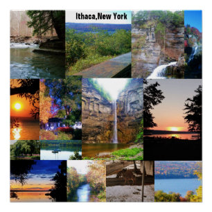 THE BEAUTY OF ITHACA, NEW YORK POSTER