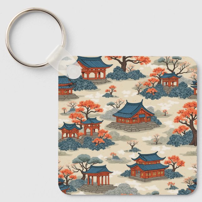 The beauty of Korea's palaces keychains (Front)