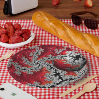 The Beauty of Mandelbrots Paper Plates
