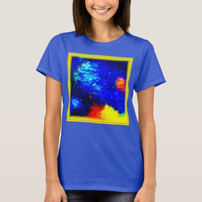 The Beauty of Nebulas and Galaxies. Buy Now T-Shirt (Front)