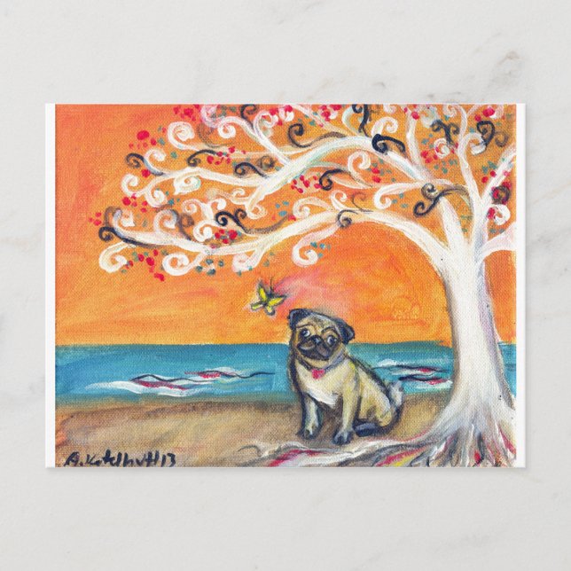 the beauty of orange postcard (Front)