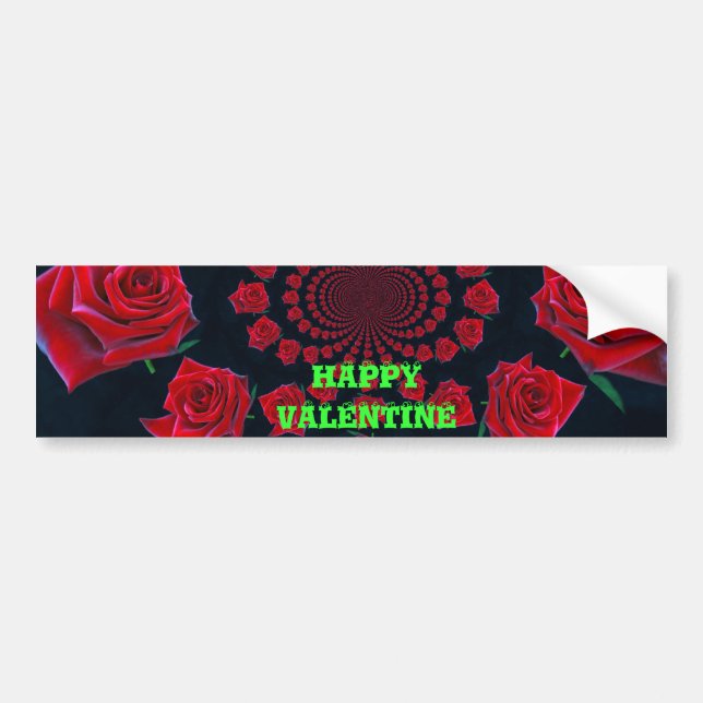 The Beauty of Roses: Floral Fantasy  Bumper Sticker (Front)